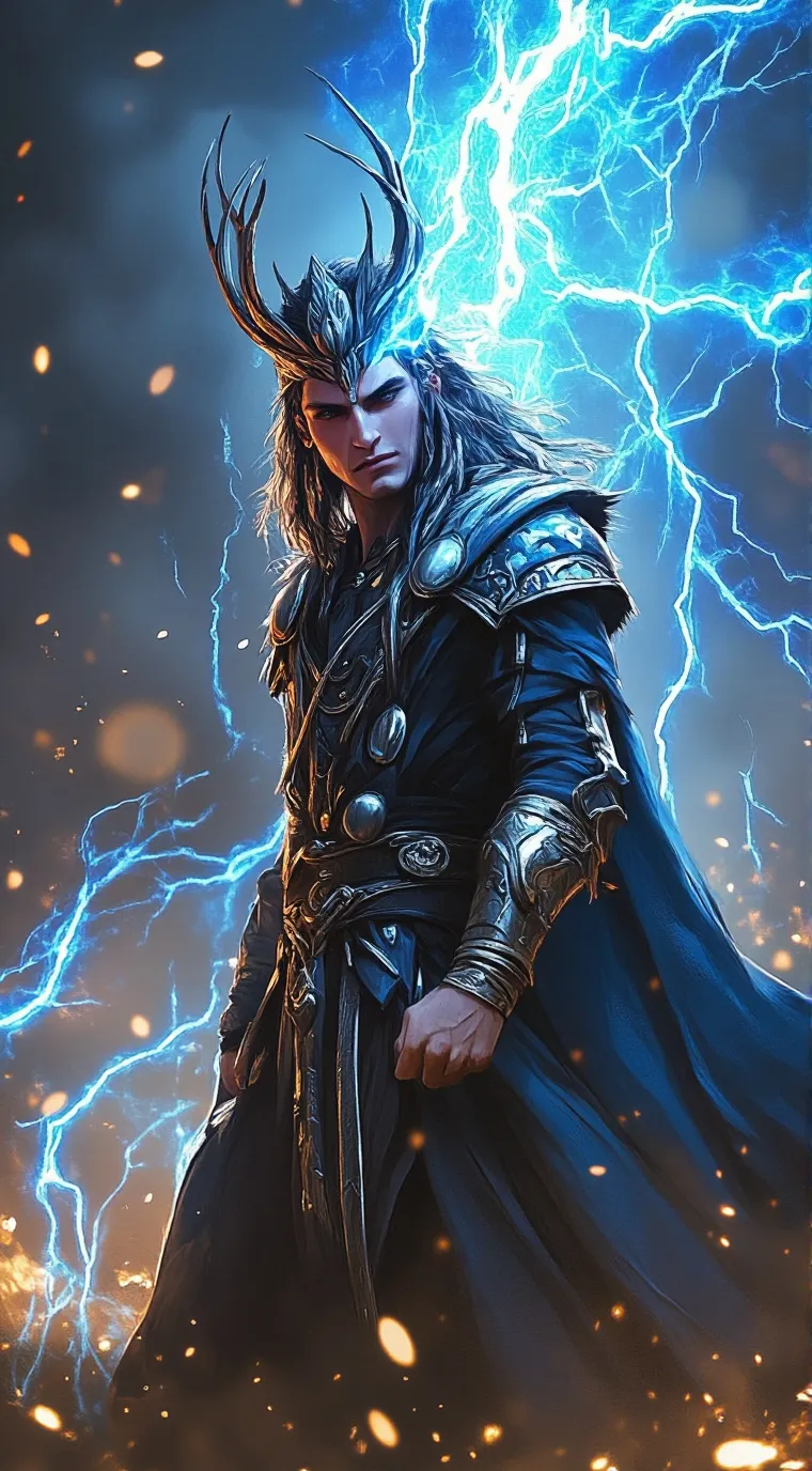 ai character: Thor  background