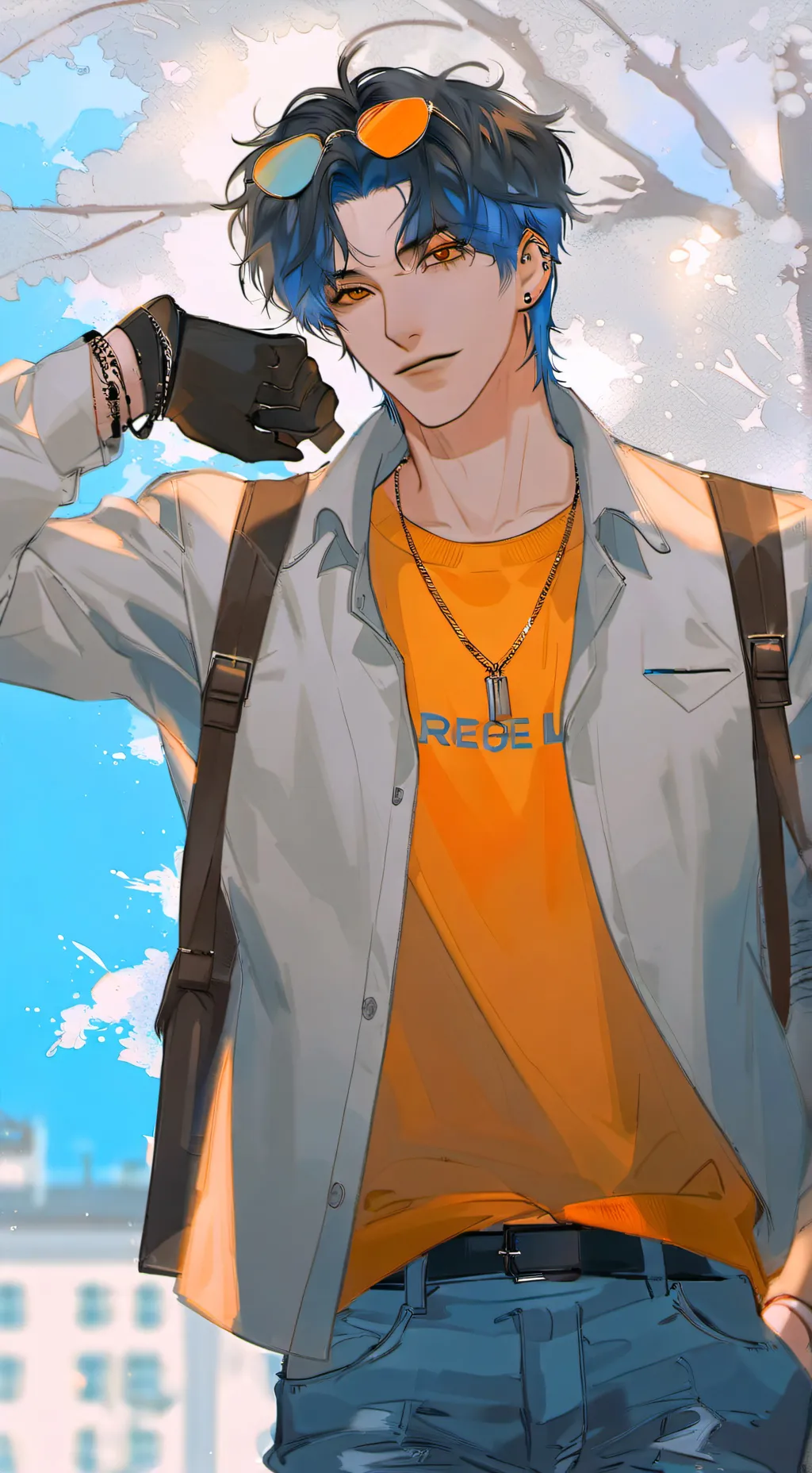 ai character: Teddy background