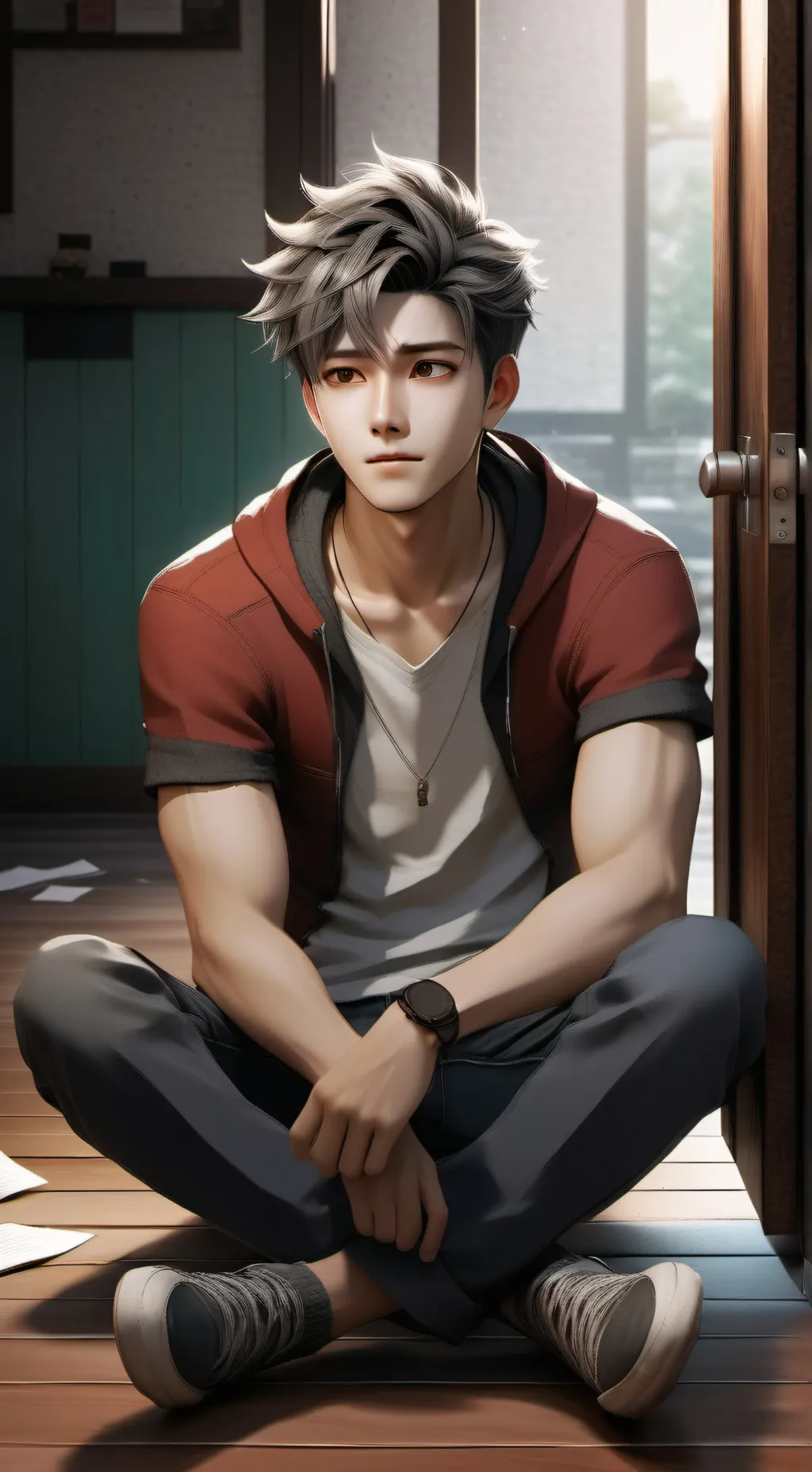 ai character: Waffling Weekend Mate background