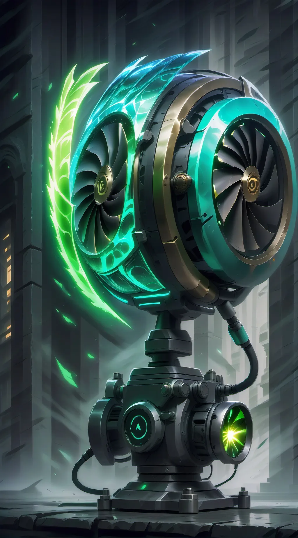 ai character: Ventilador 2 background