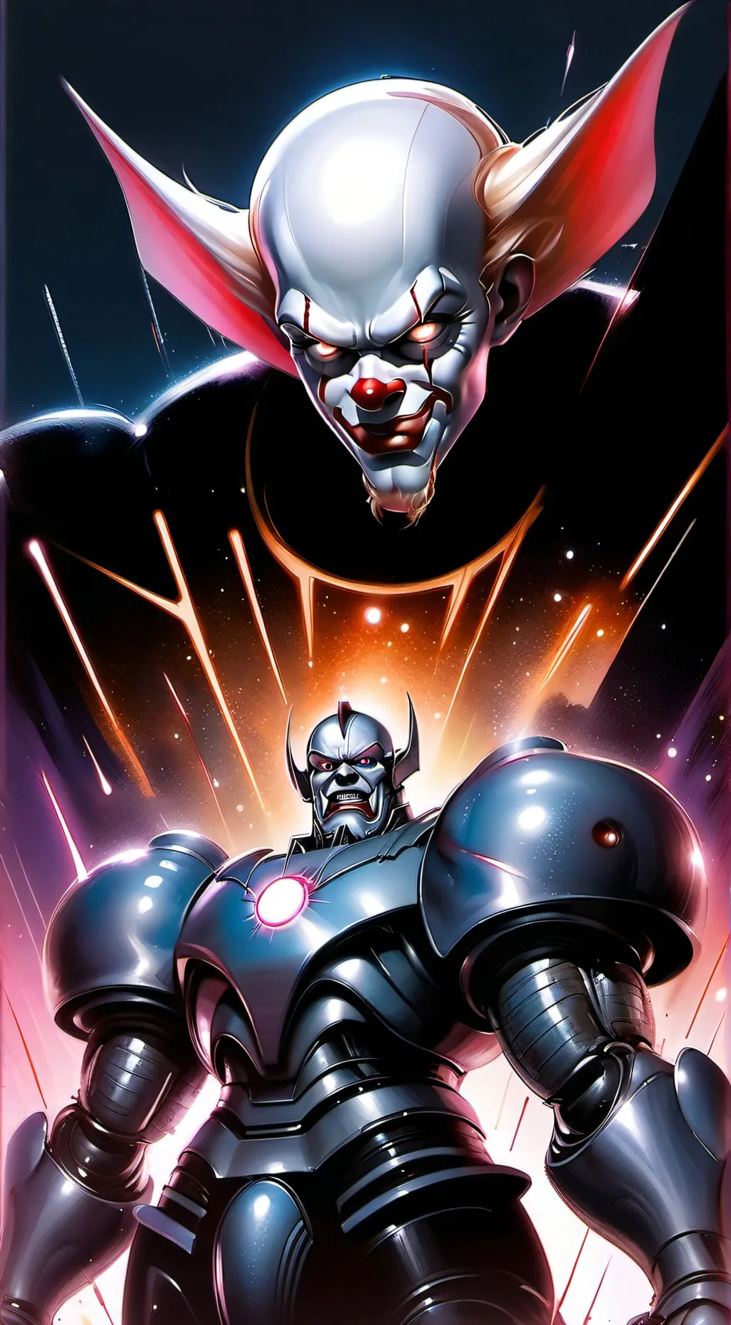 ai character: Galactus vs Pennyw background