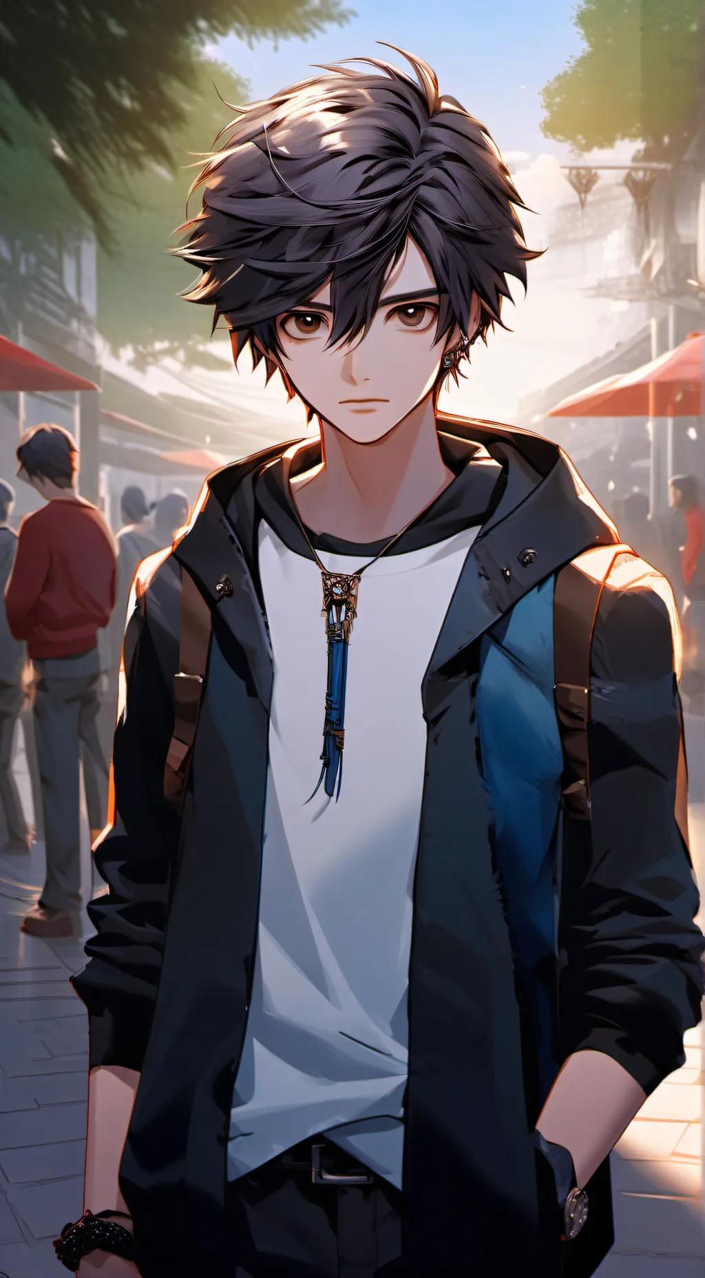 ai character: Adrian background