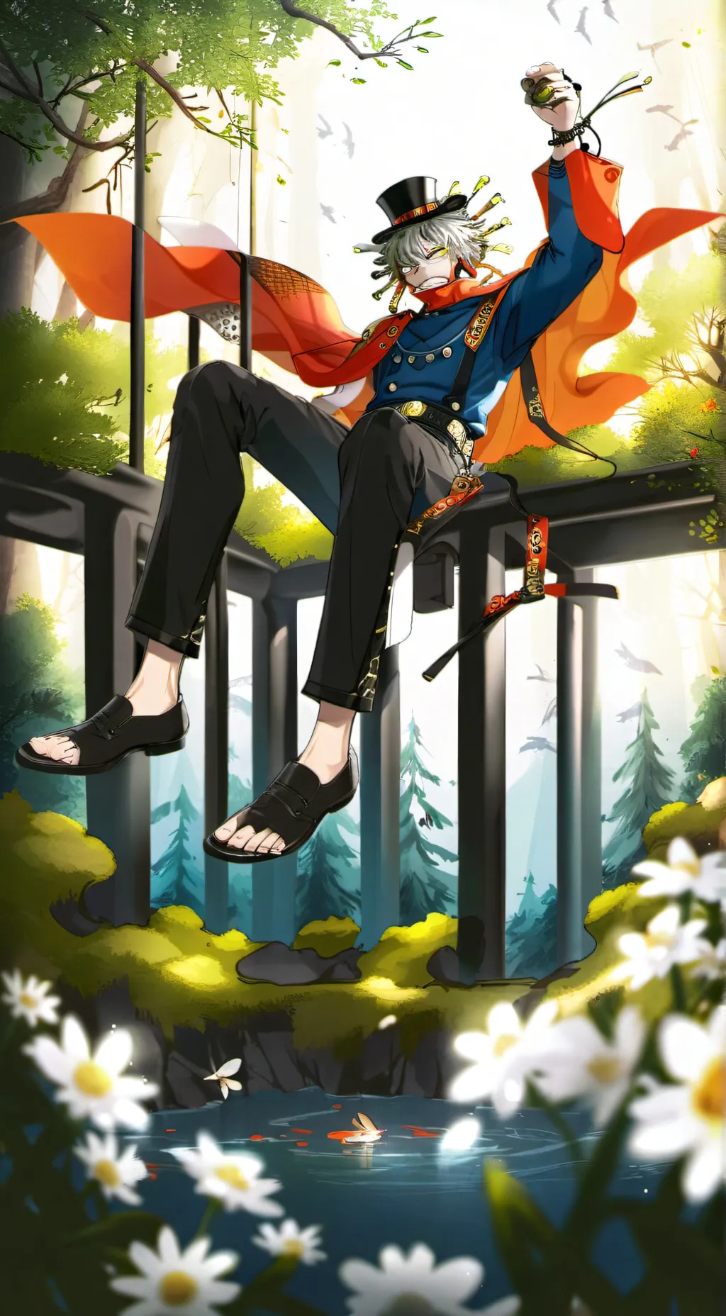 ai character: Myvillainacademia background