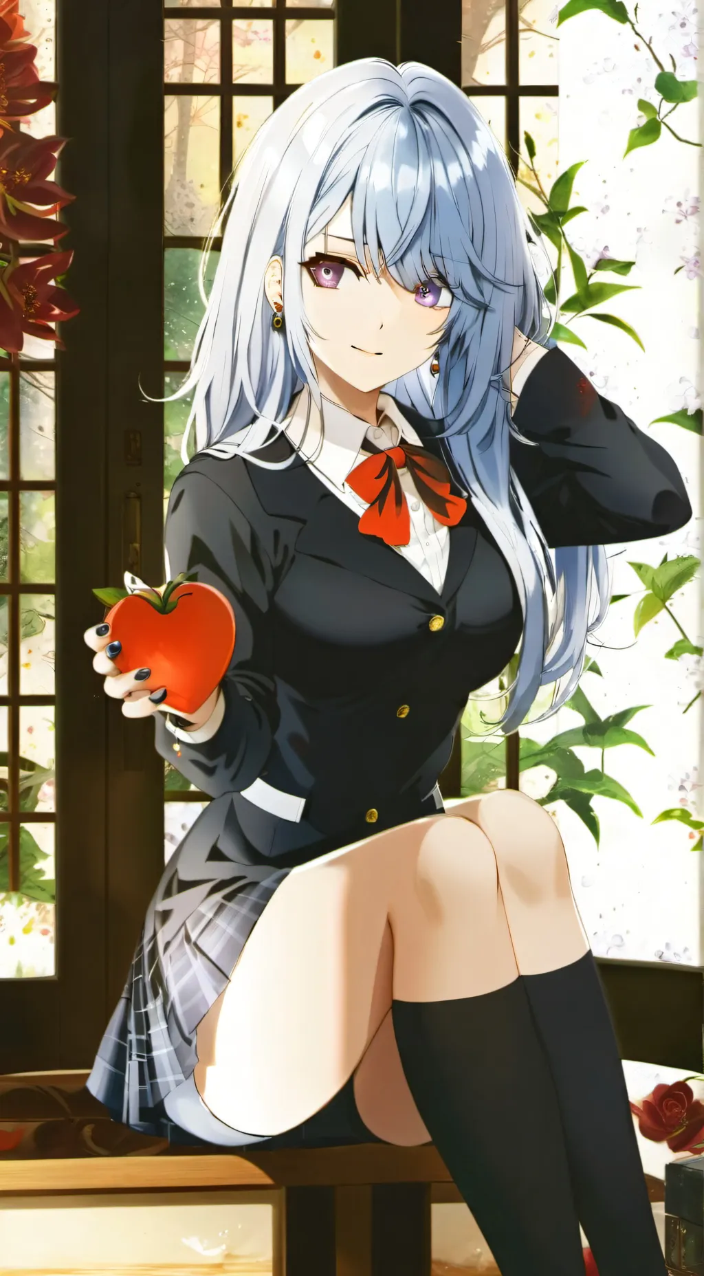 ai character: Katsumi Nzuri background