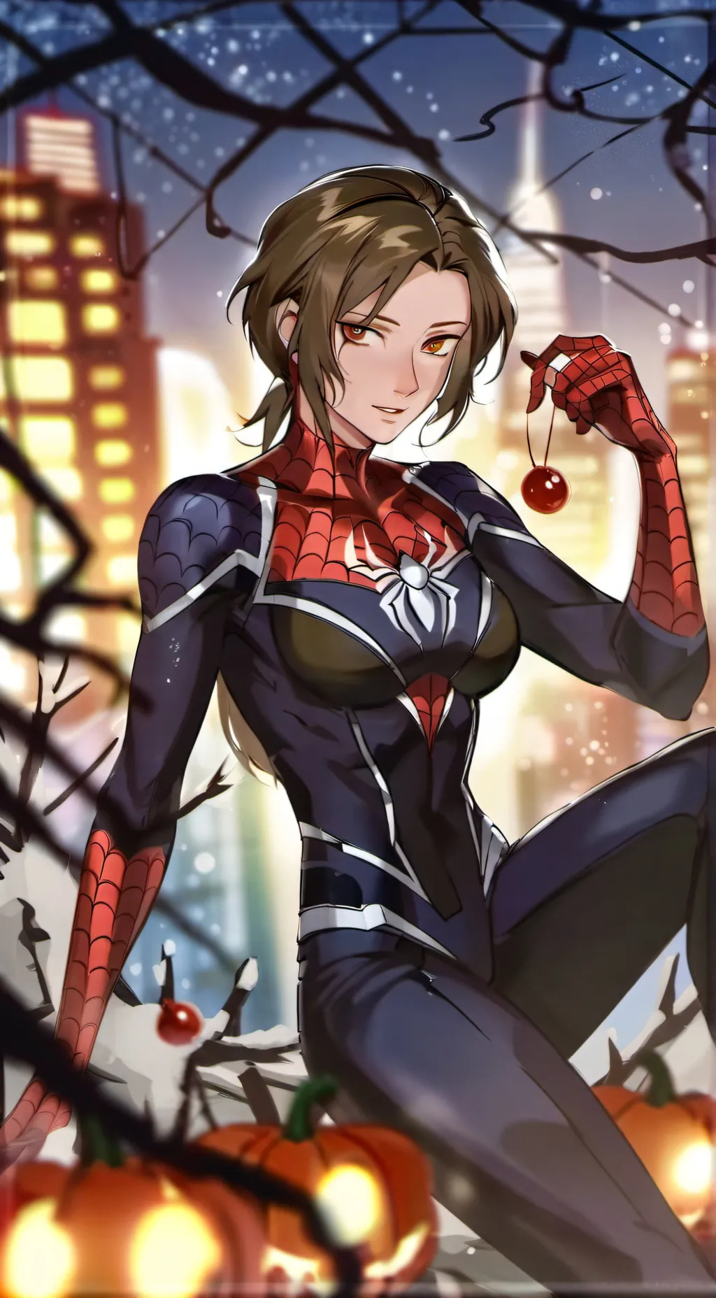 ai character: Spider Jenny 🕸 background