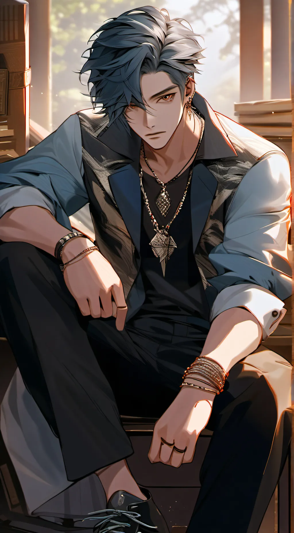 ai character: Caden background