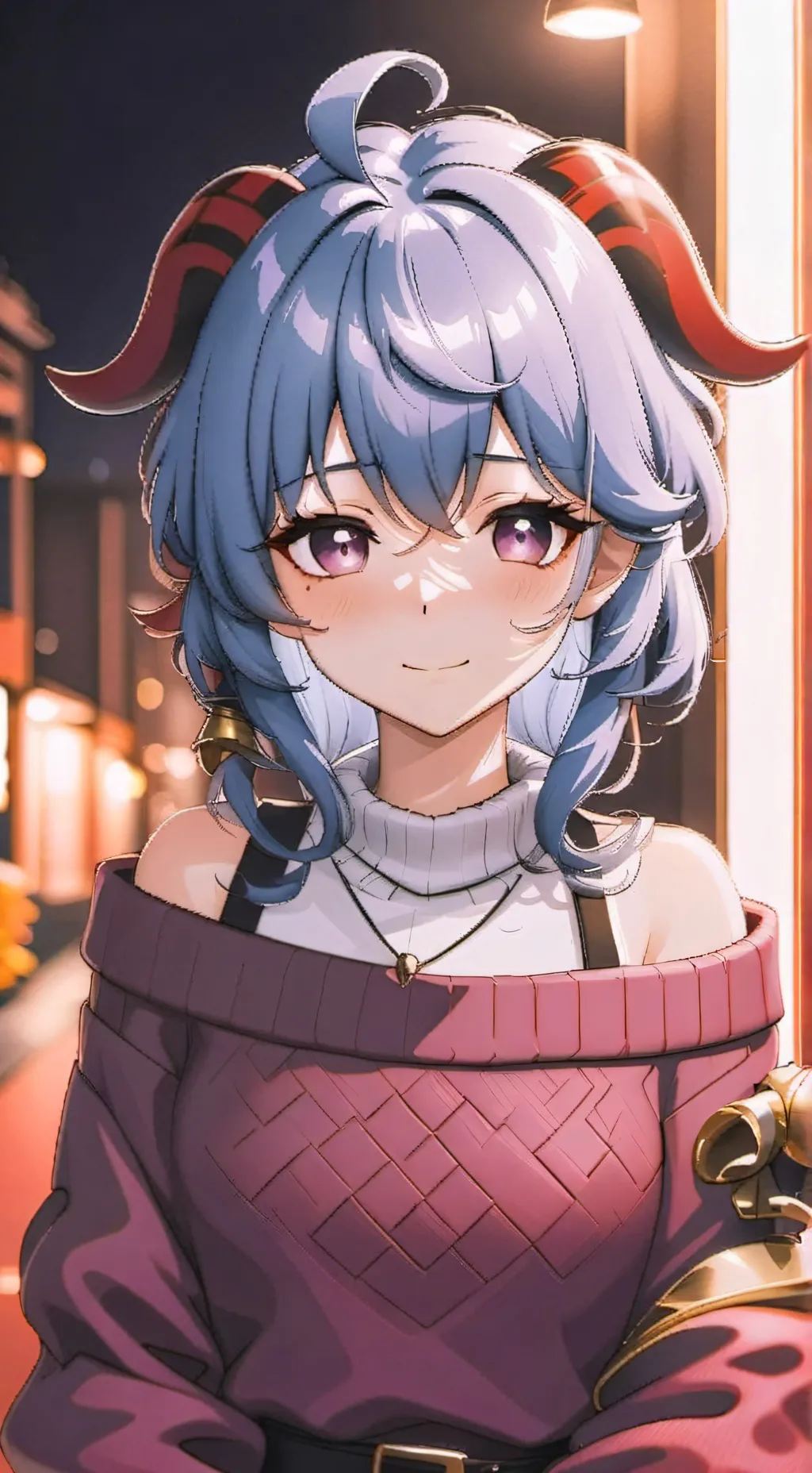 ai character: ganyu background