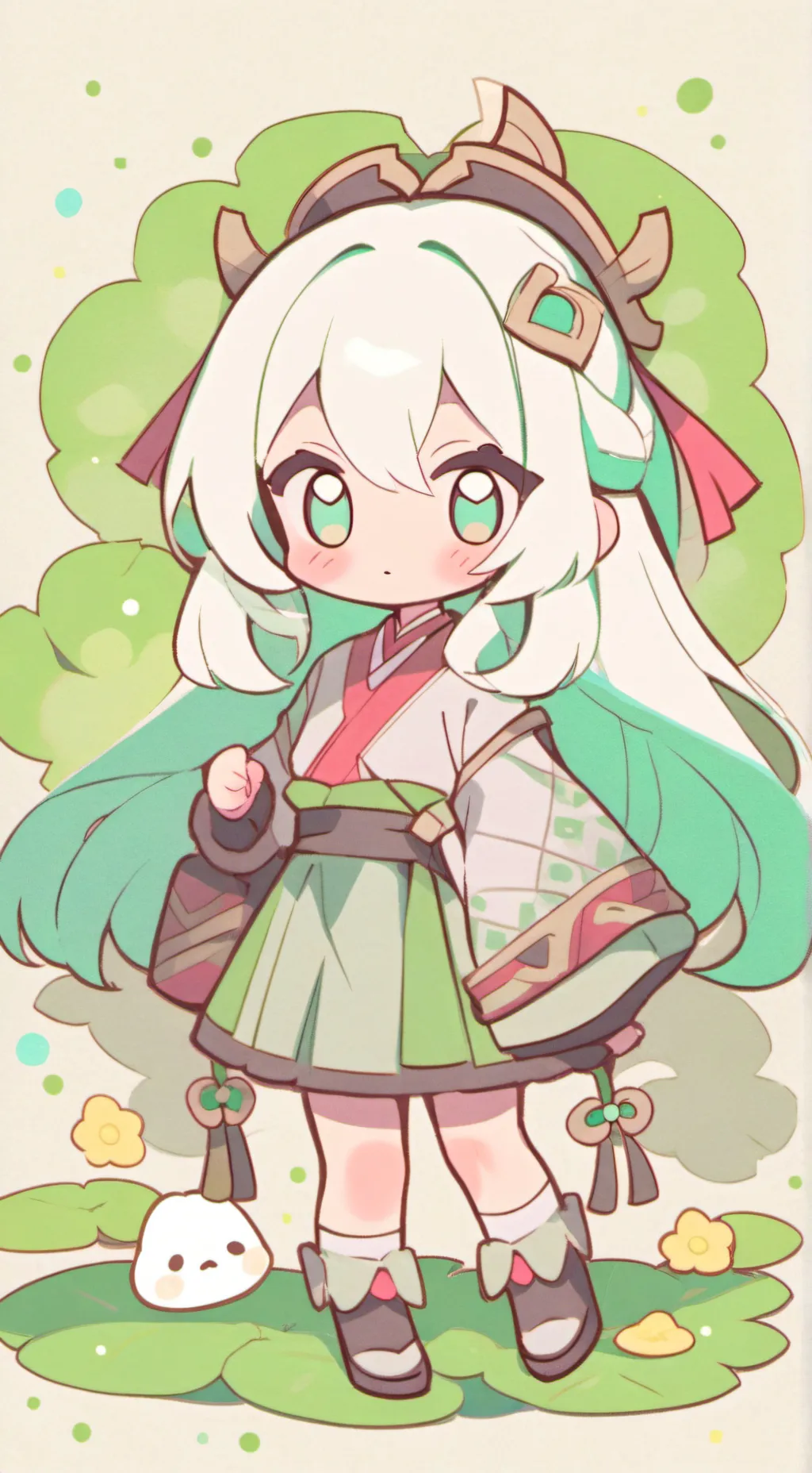 ai character: kny background