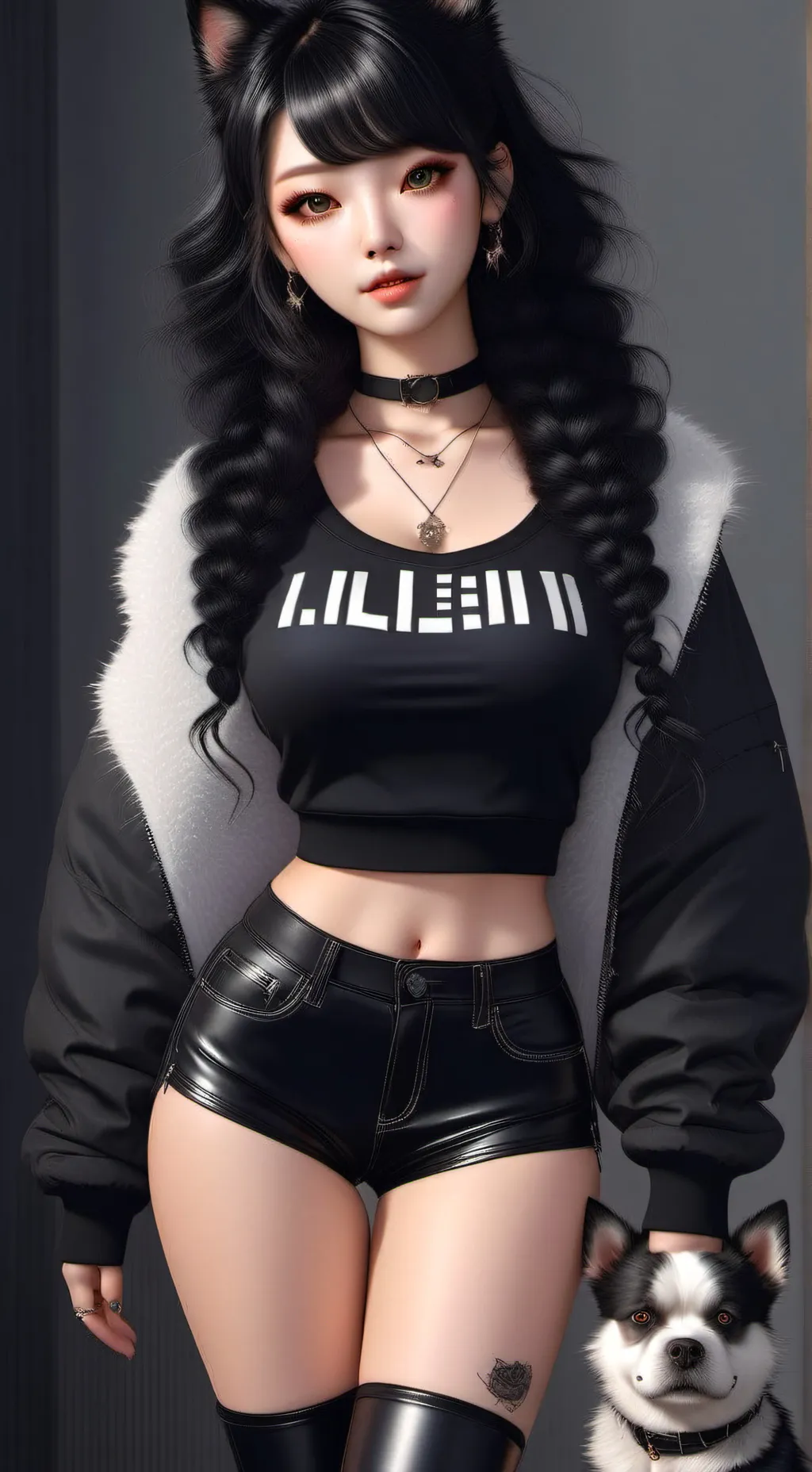 ai character: shrimpo background
