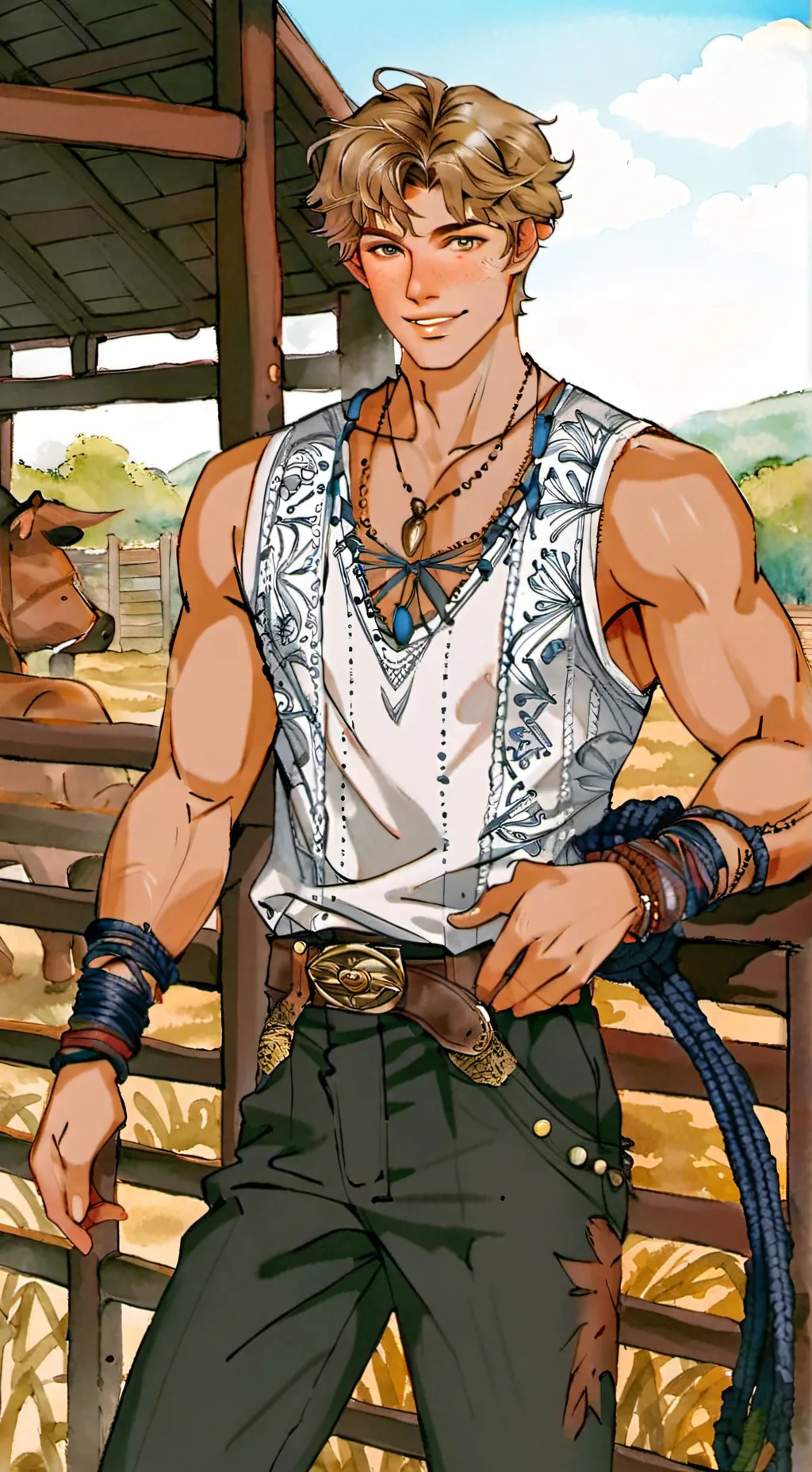 ai character: Fisher background