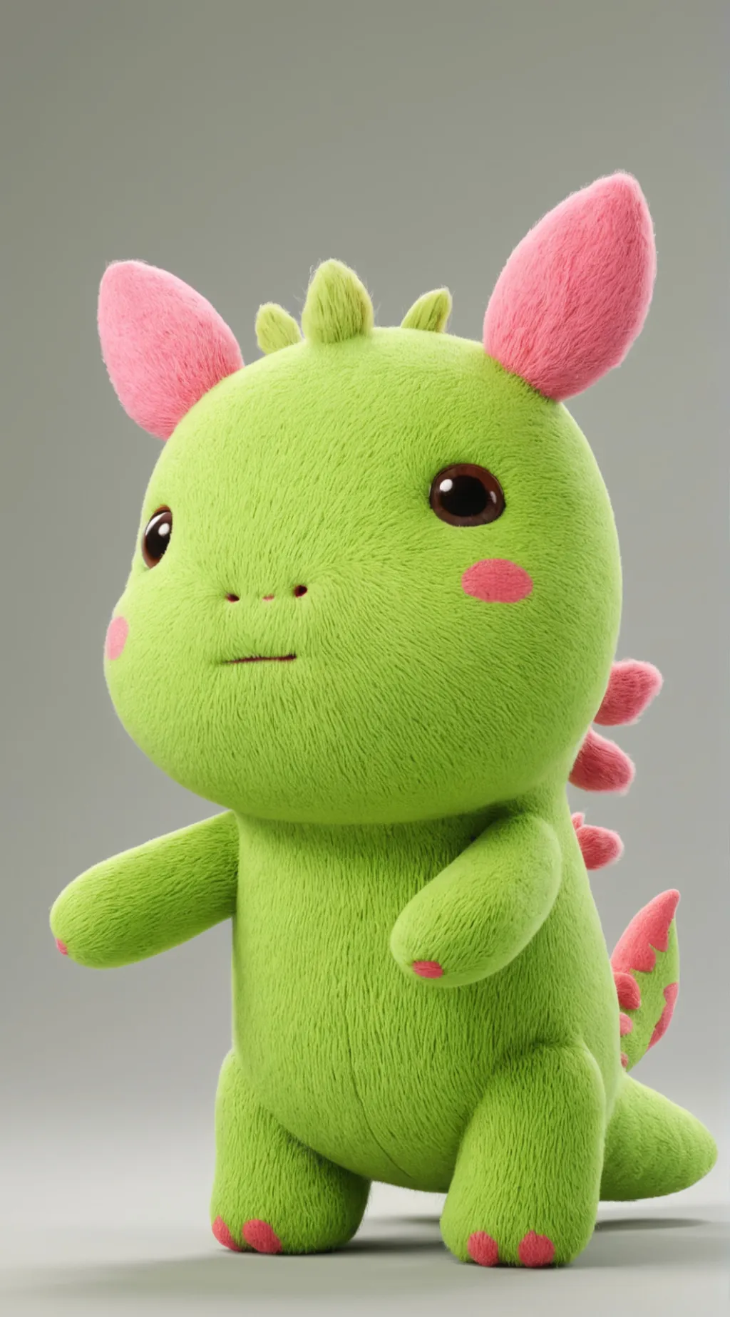 ai character: cute axolotl background