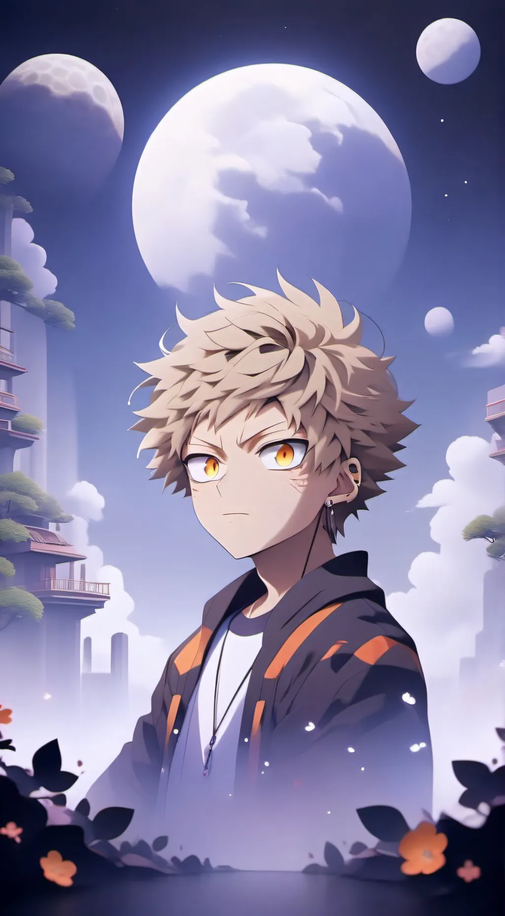ai character: Hermano de bakugo  background