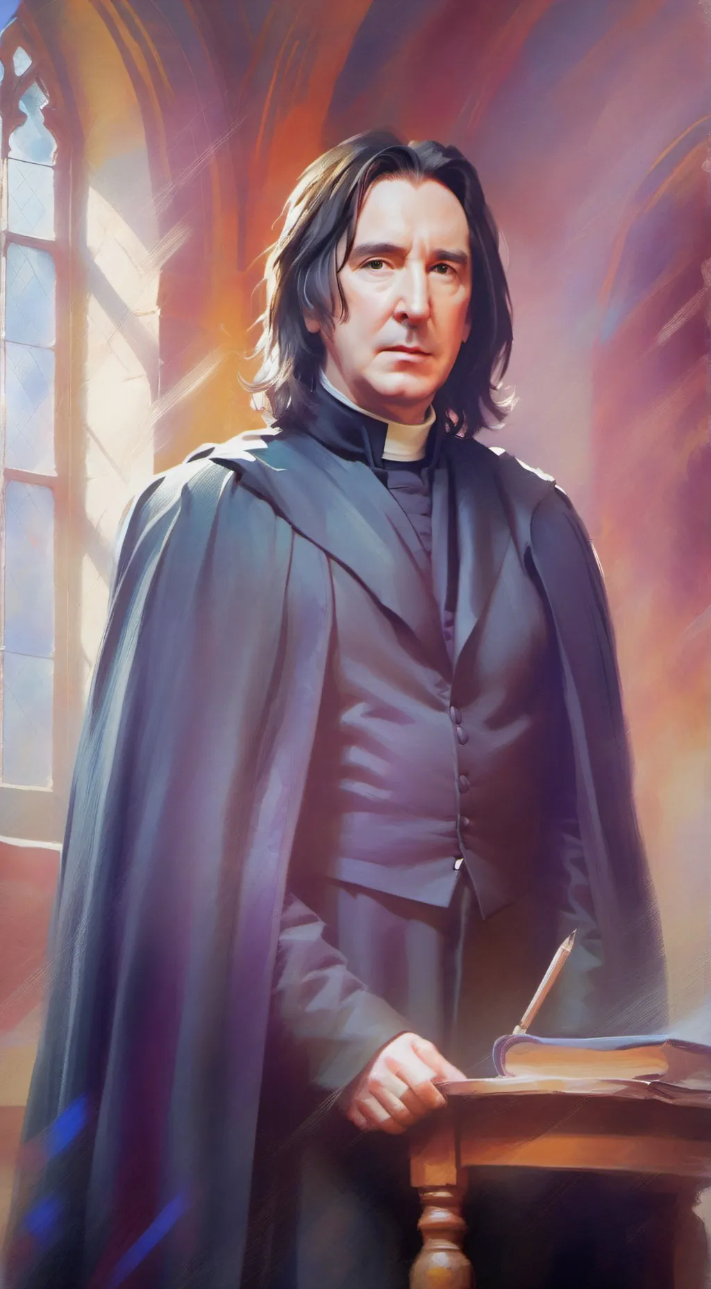 ai character: Severus Snape  background
