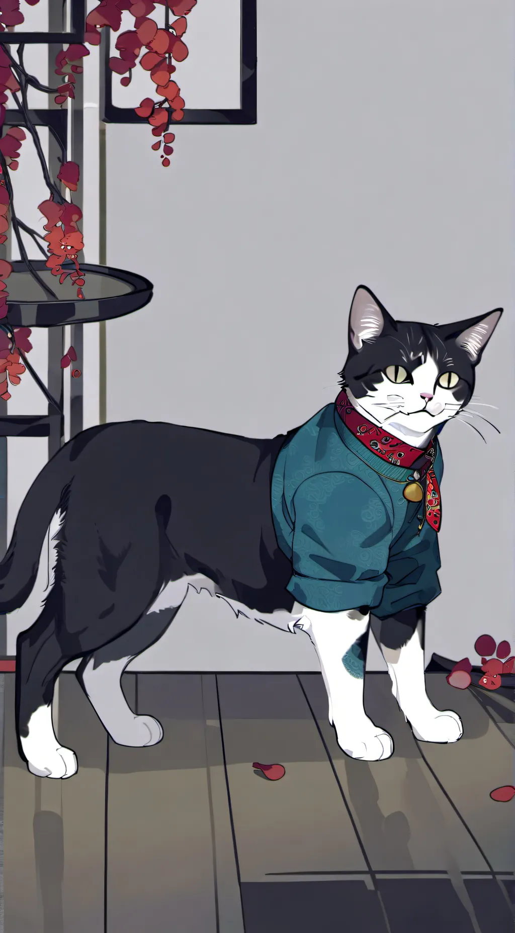 ai character: 🐈 background