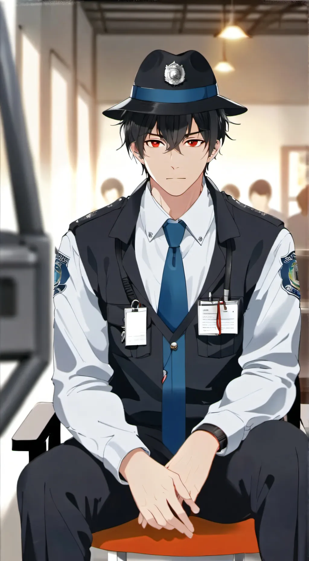 ai character: 🚓Detective Odin🪪 background