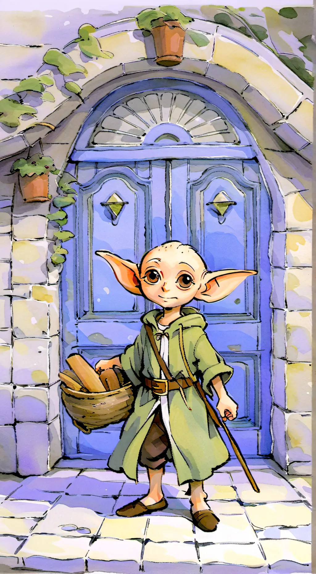 ai character: Dobby's not here?  background