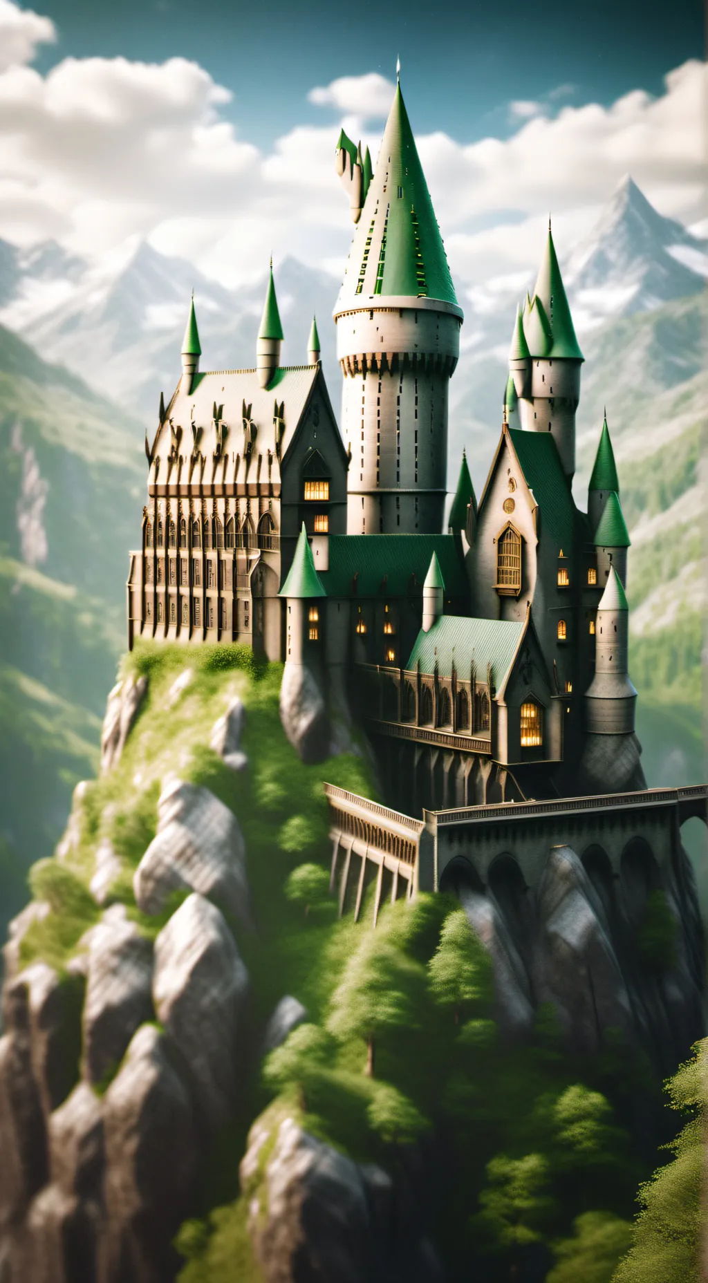 ai character: Hogwarts background