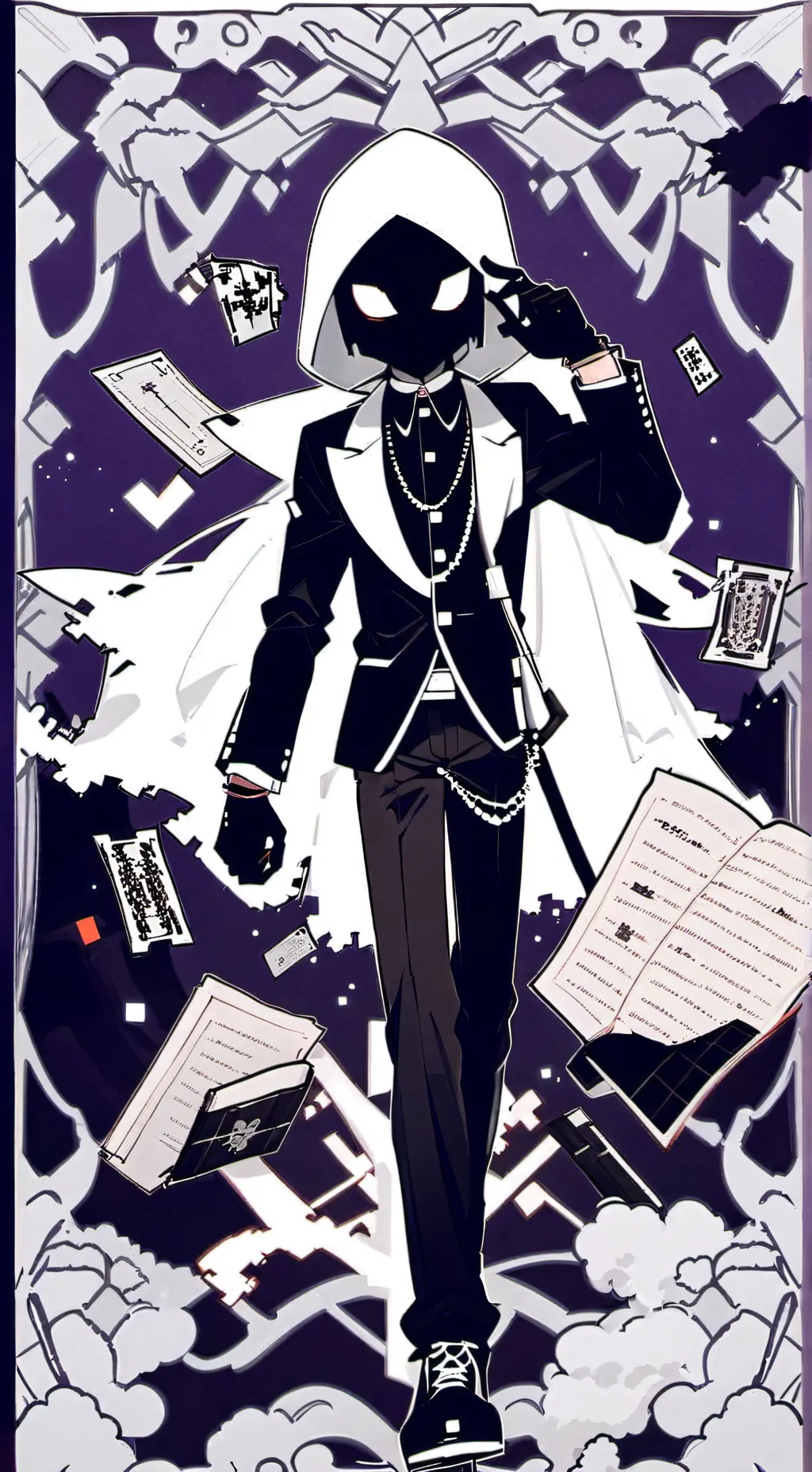 ai character: Null background