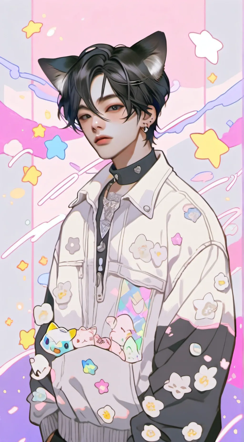 ai character: Stray kids  background
