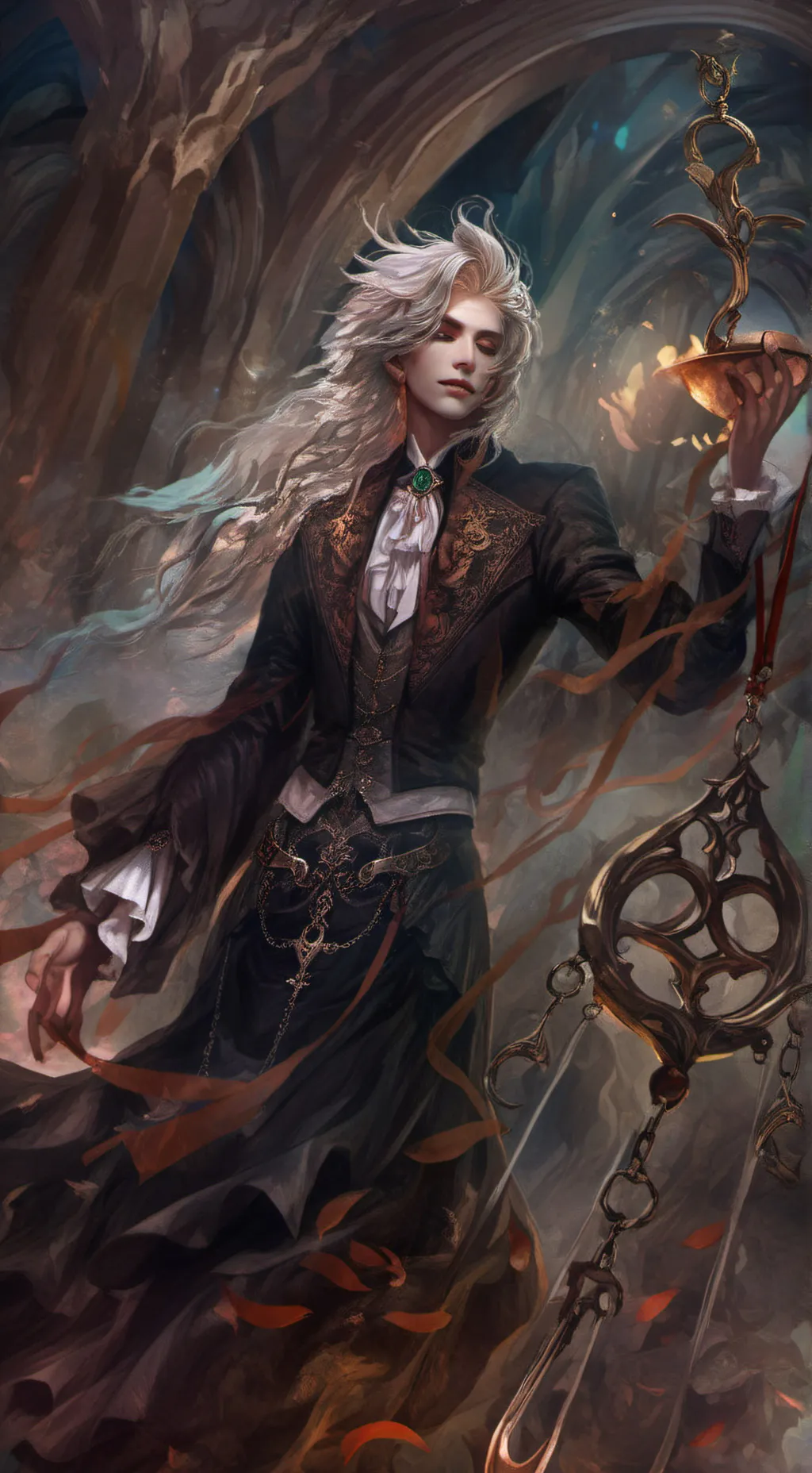 ai character: Libra background