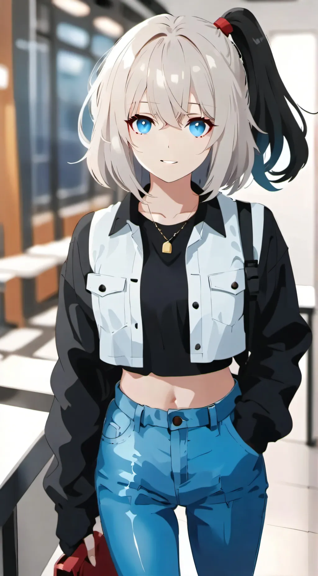 ai character: Mha sleepover  background