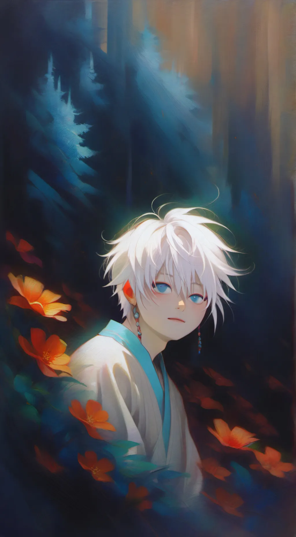 ai character: 🍭Izumi🍬 background