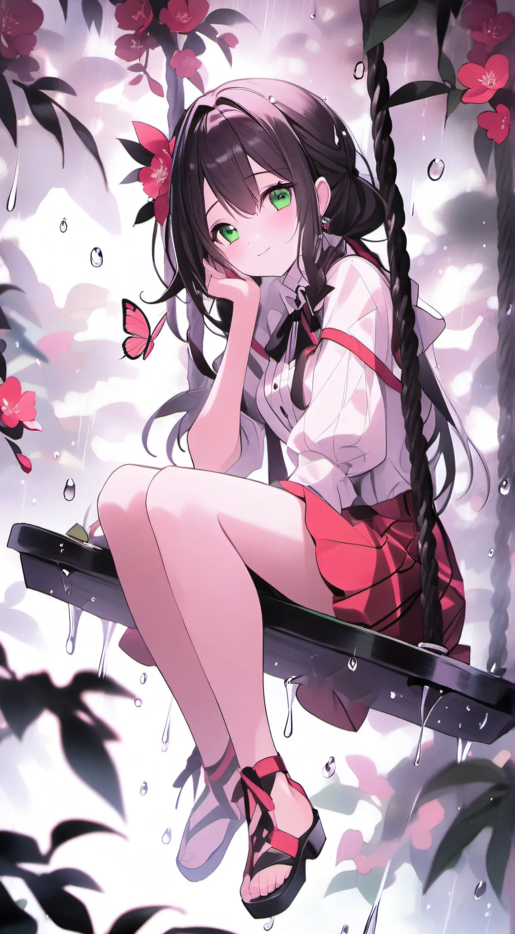 ai character: love background