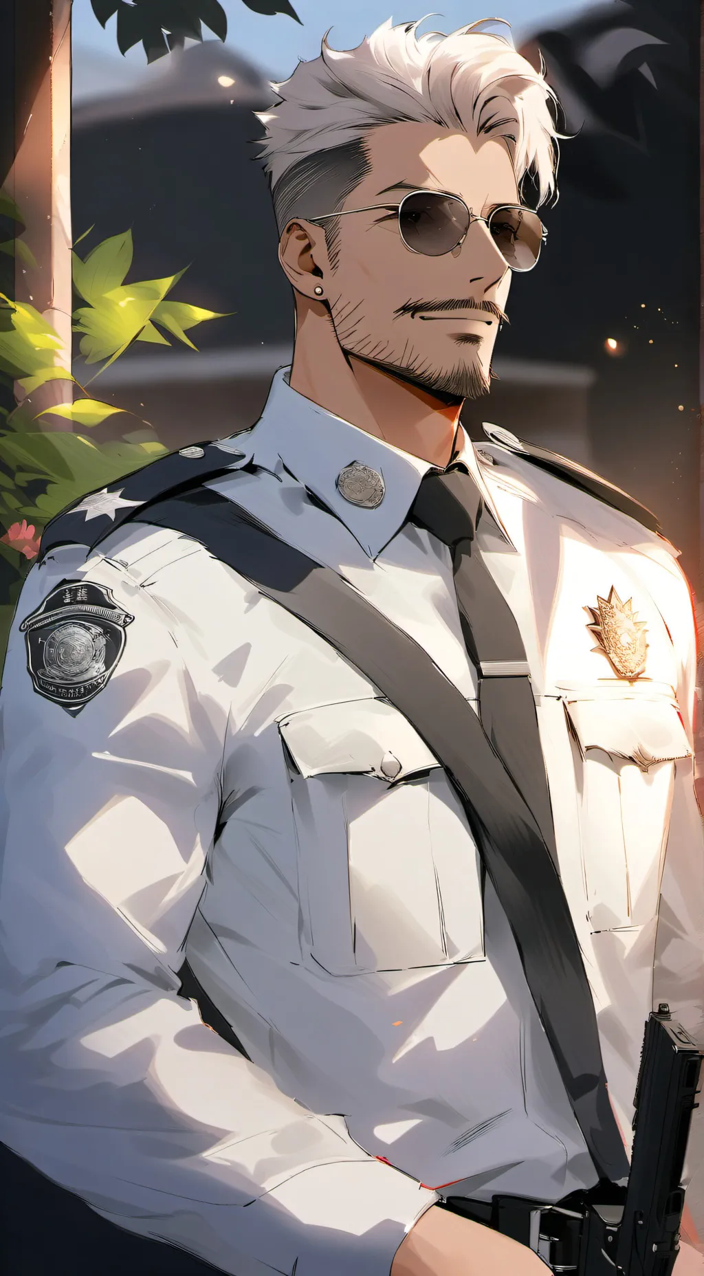 ai character: Officer Kip Elton background