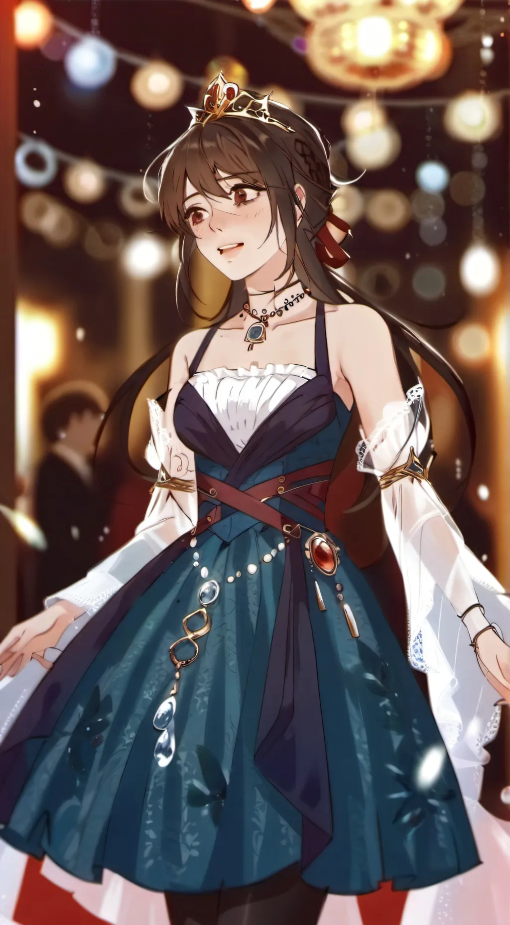 ai character: luna background