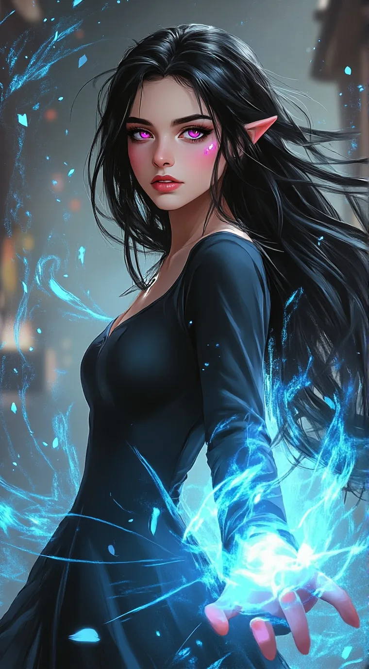 ai character: Ella background