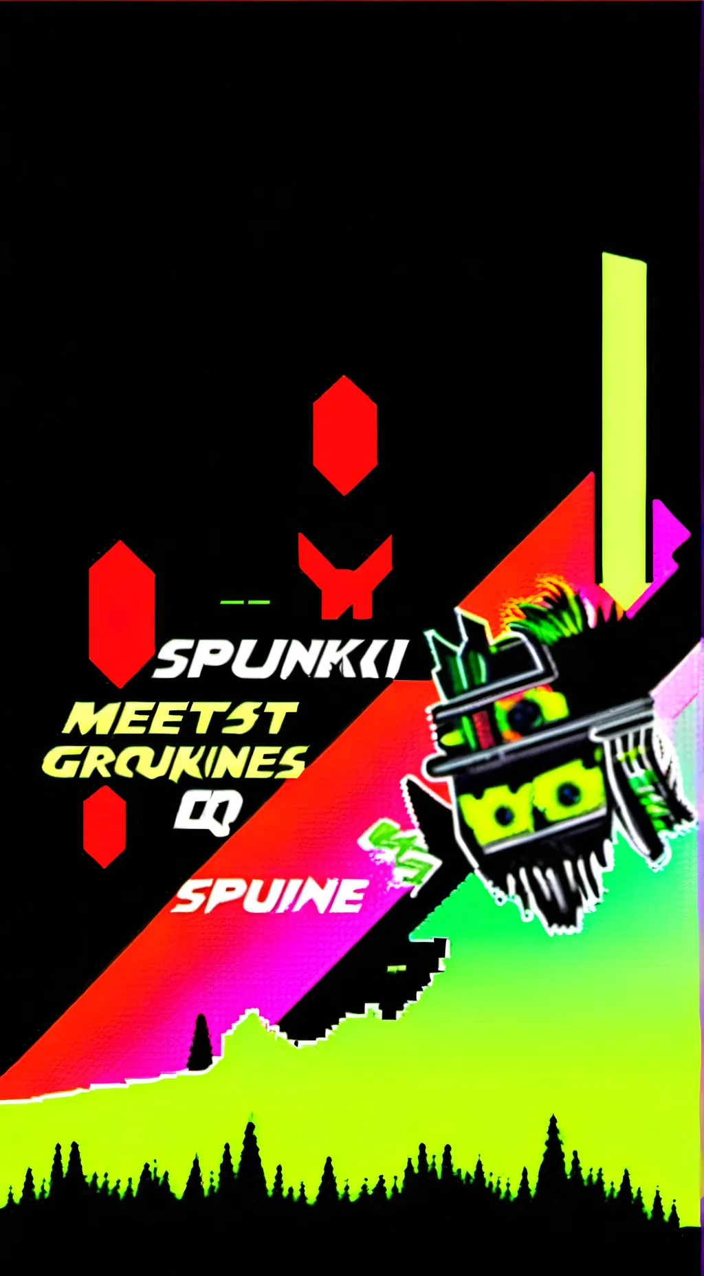 ai character: sprunki meets tssb background