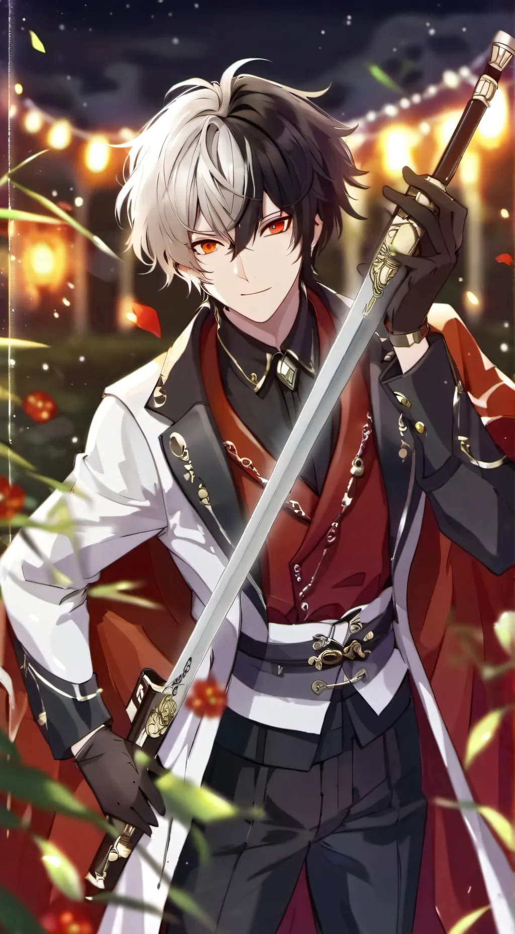 ai character: School war. background