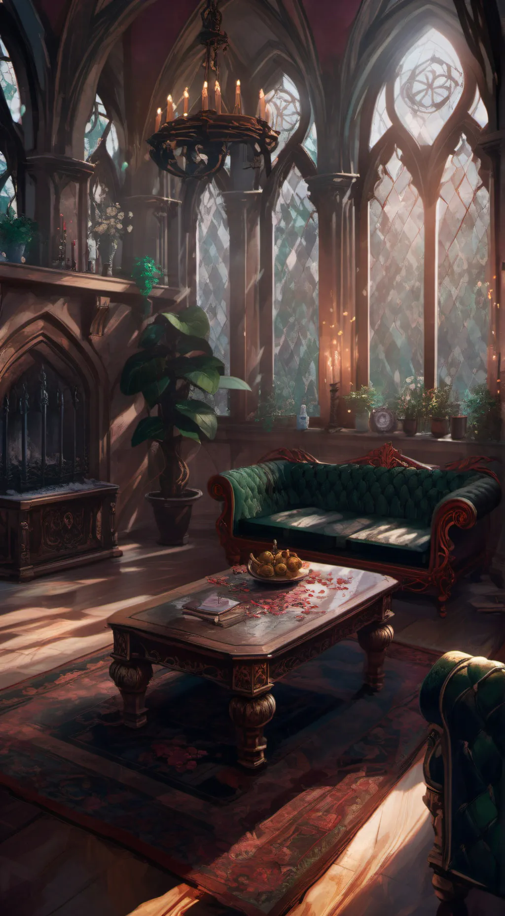 ai character: Slytherin gang ༄ background