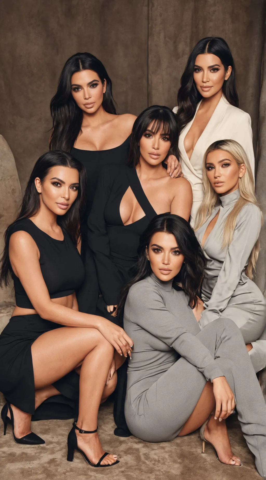 ai character: The Kardashian's background