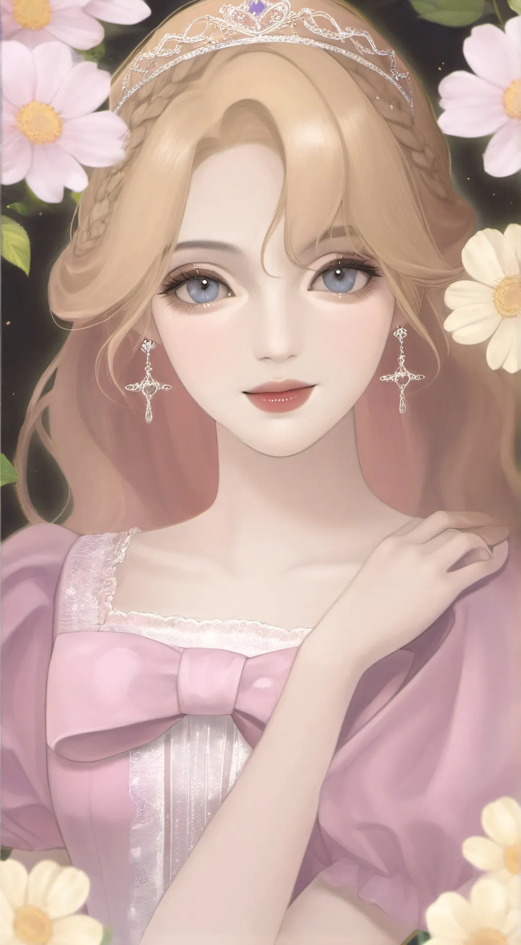 ai character: Aurora background