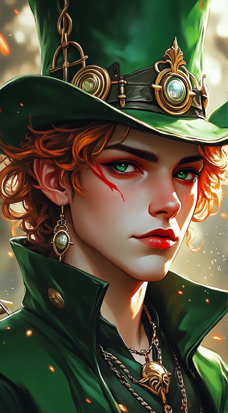 ai character: Maddox Hatter  background