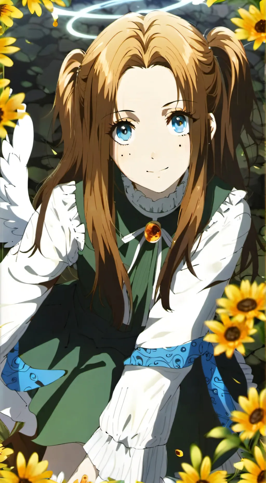 ai character: afron kid background