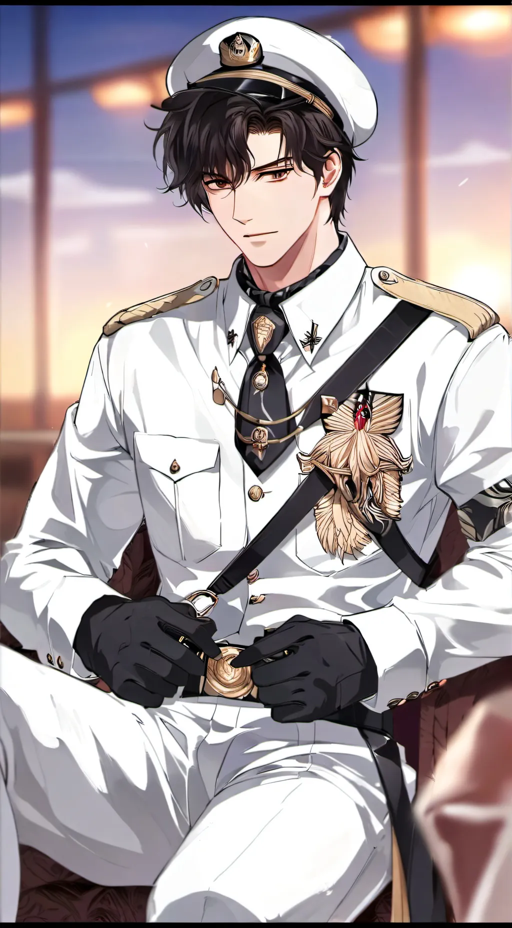 ai character: Logan Vaughn  background