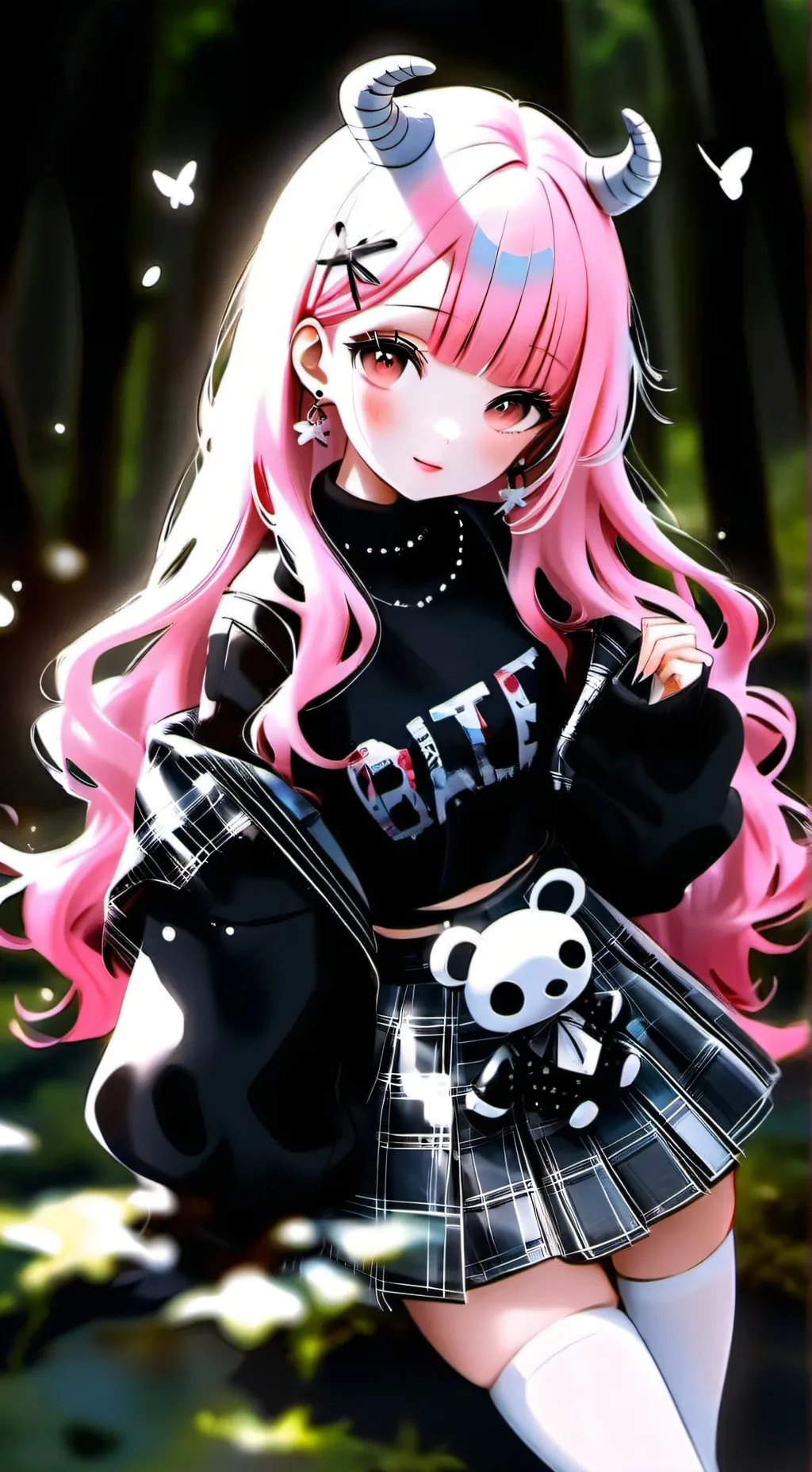 ai character: SMILING CRITTERS  background