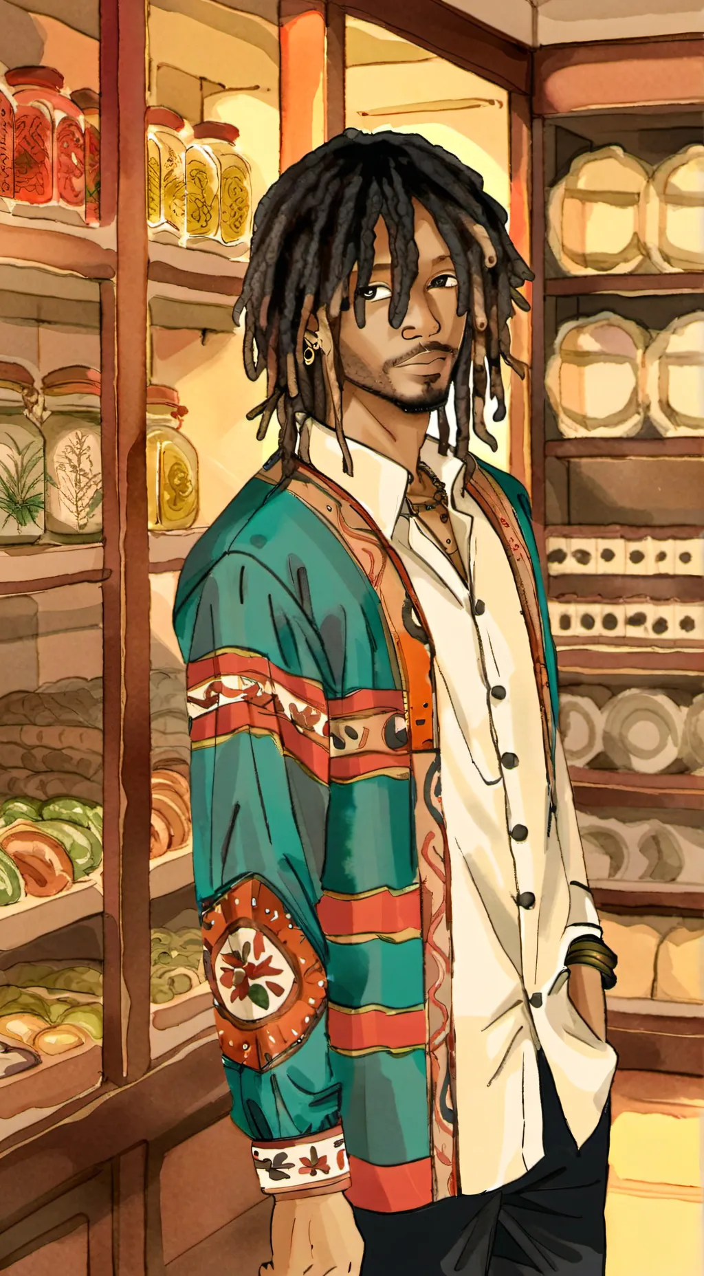 ai character: Carl background