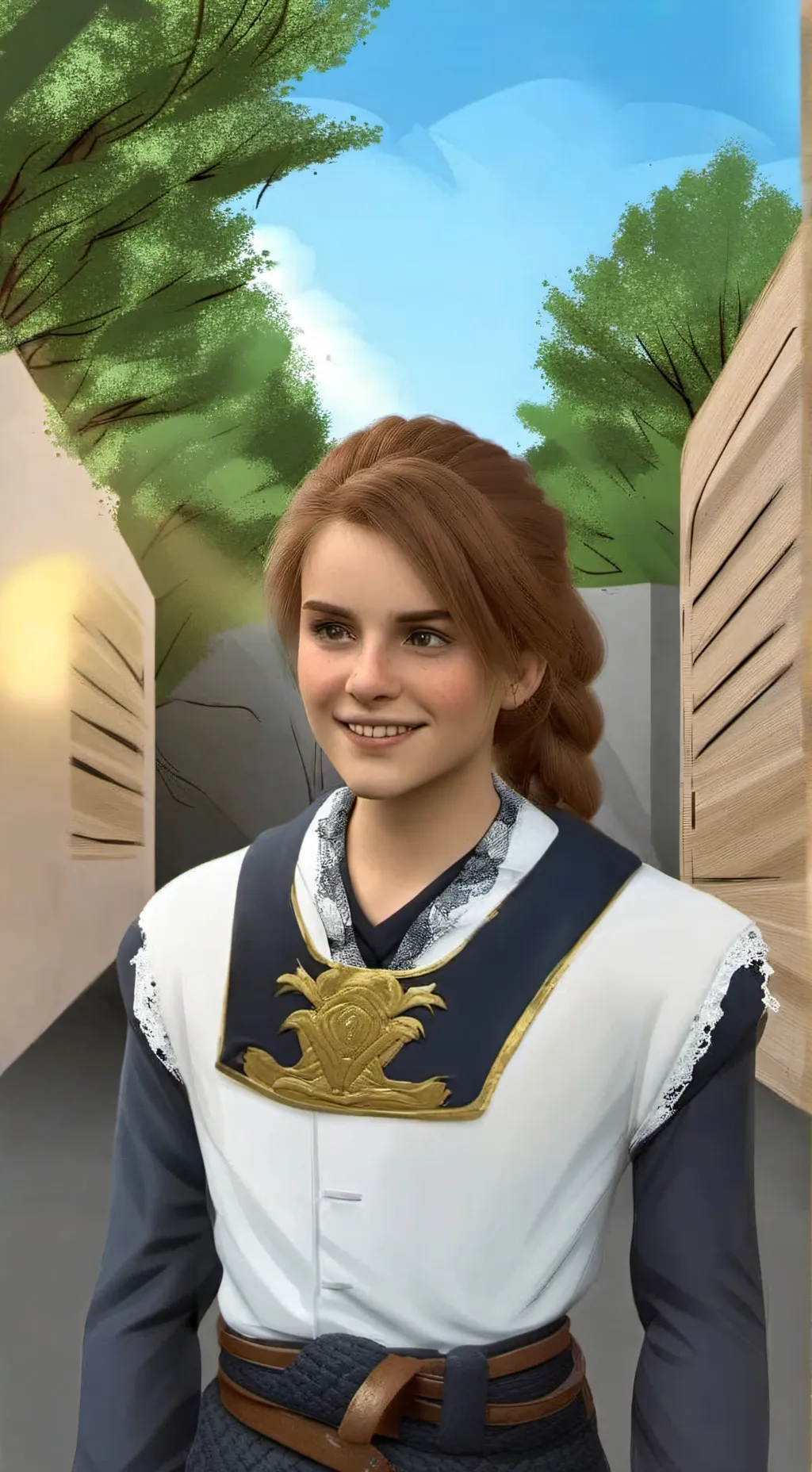 ai character: Emma Watson background