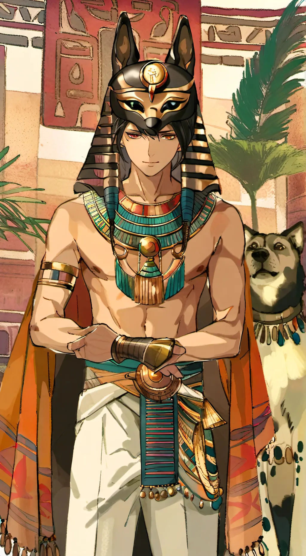 ai character: 𓀀 ◉Felix ◉𓁞 background