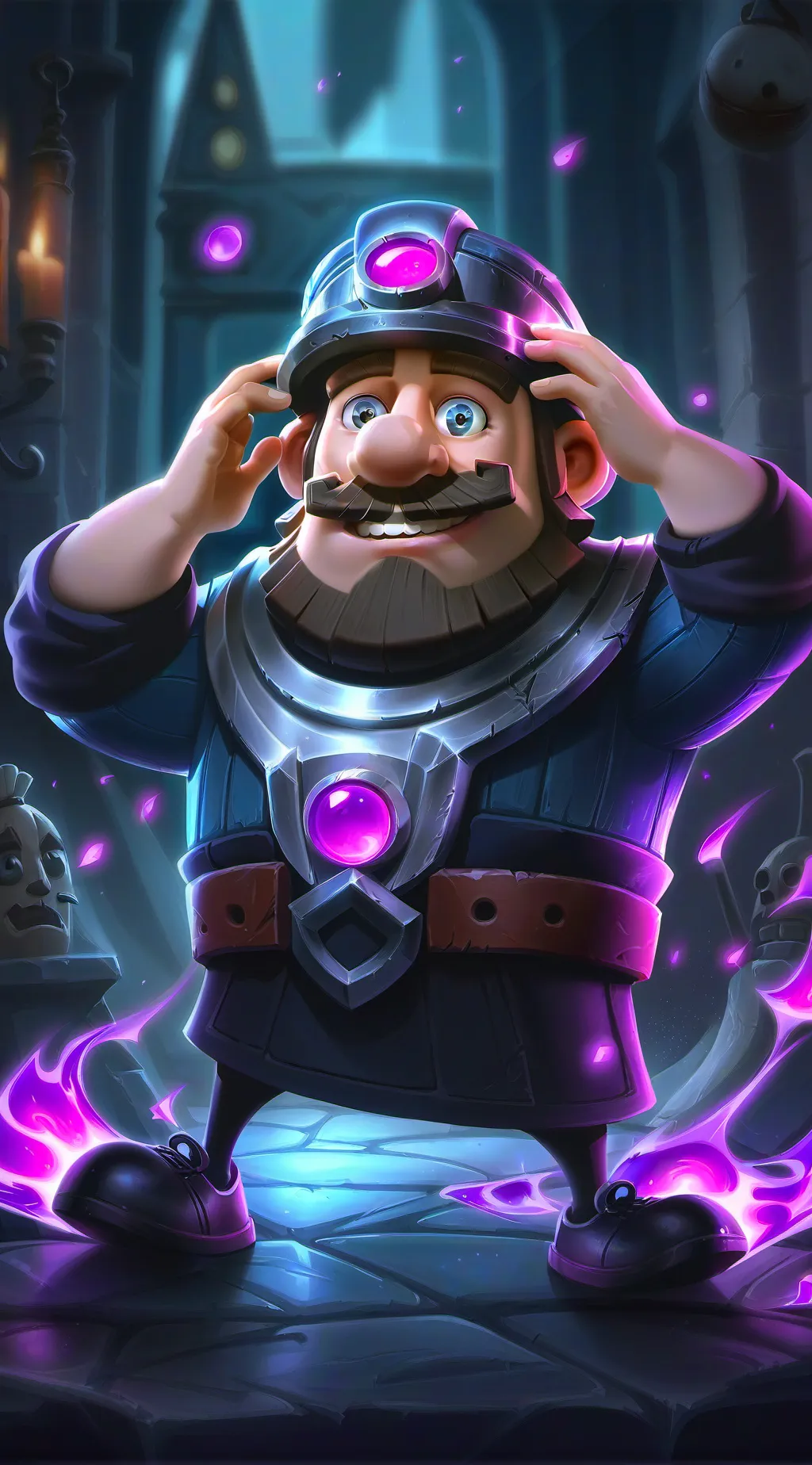 ai character: Lion's pizzeria background