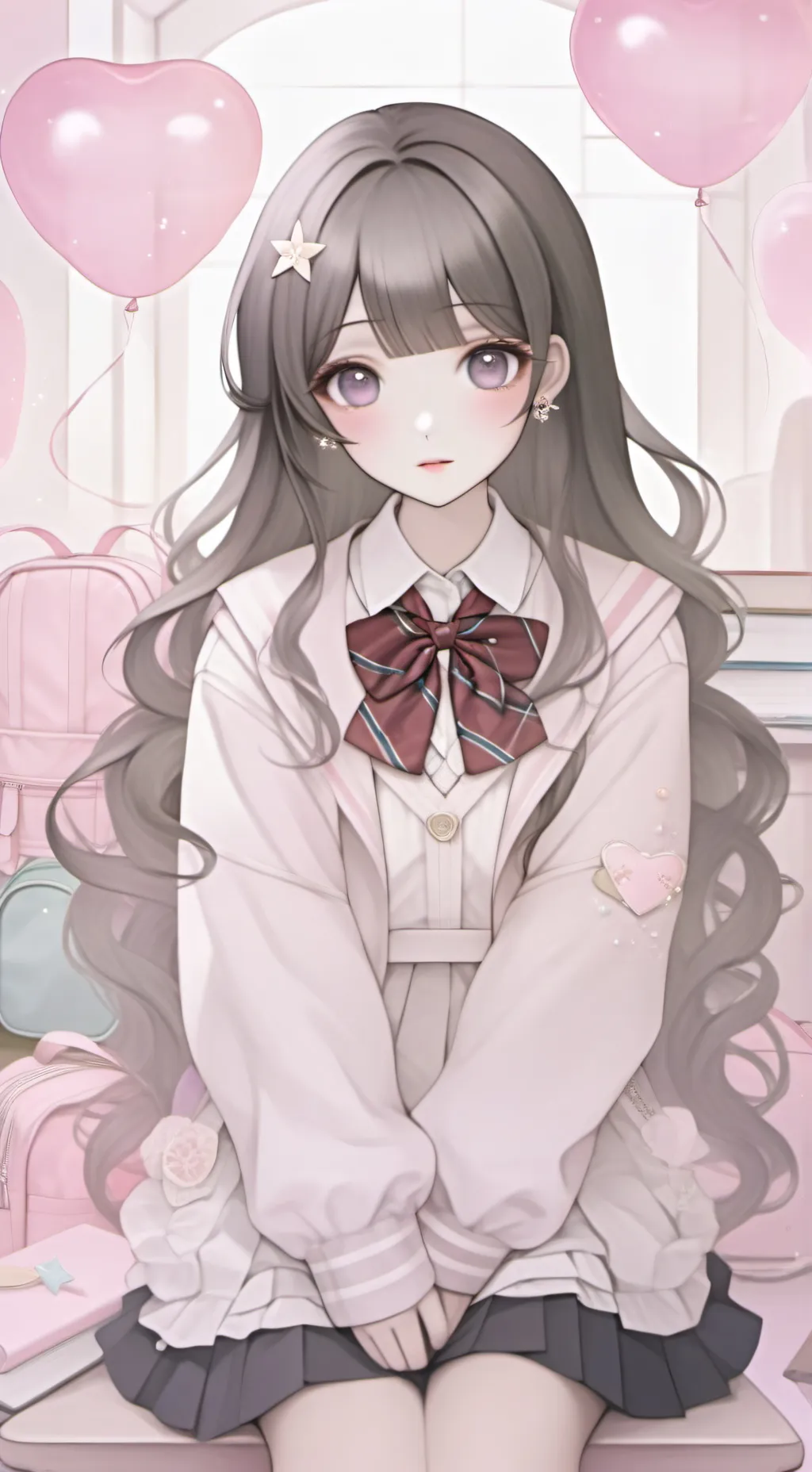 ai character: Yui  background