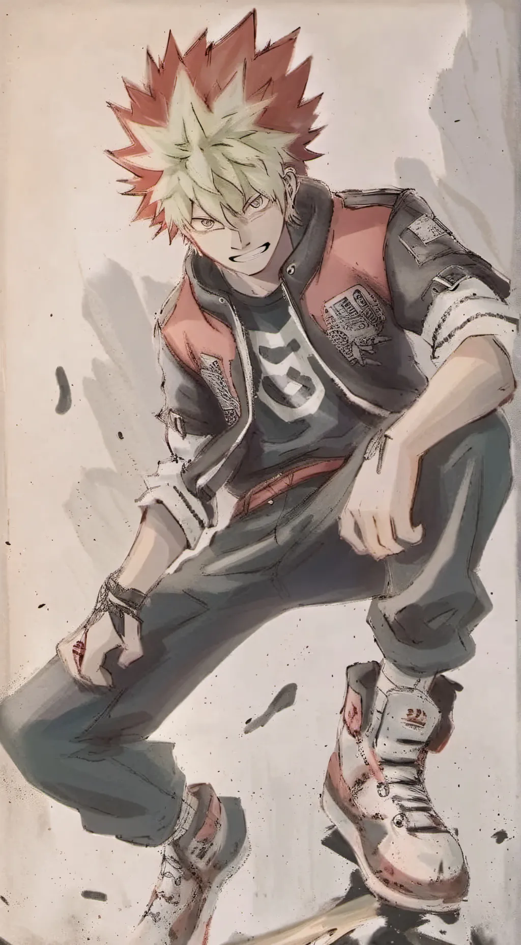 ai character: Bakugo background