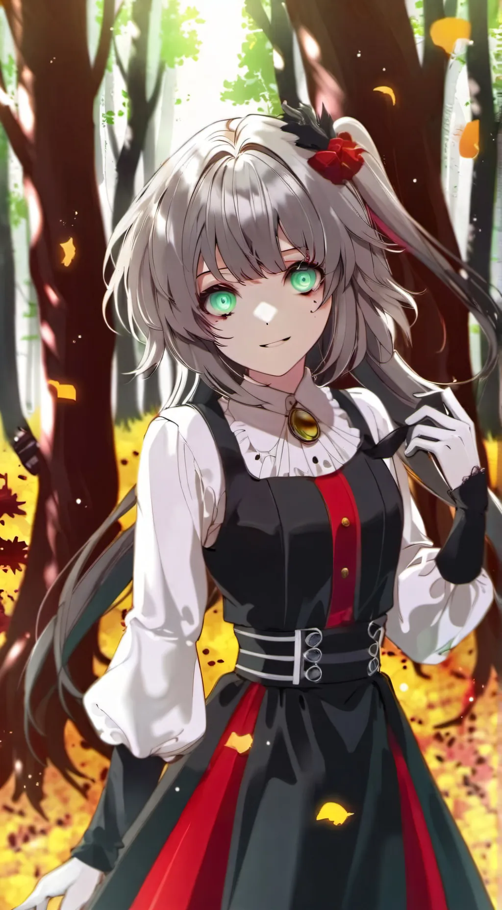 ai character: tw + Amt background