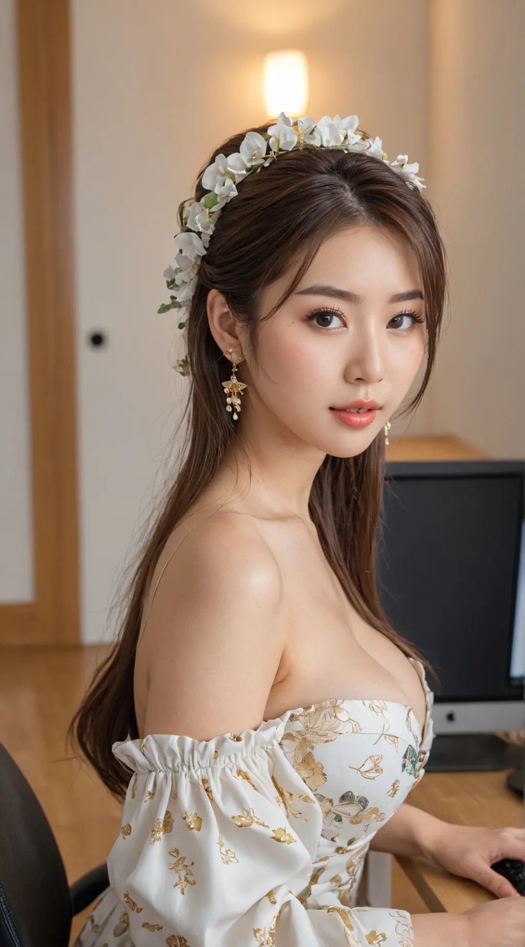 ai character: Saori Ueki background