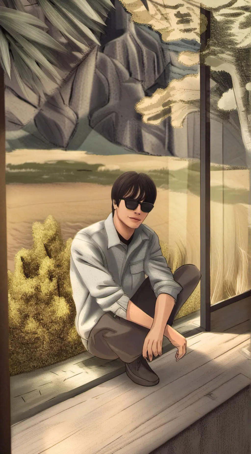 ai character: Skz in school! background