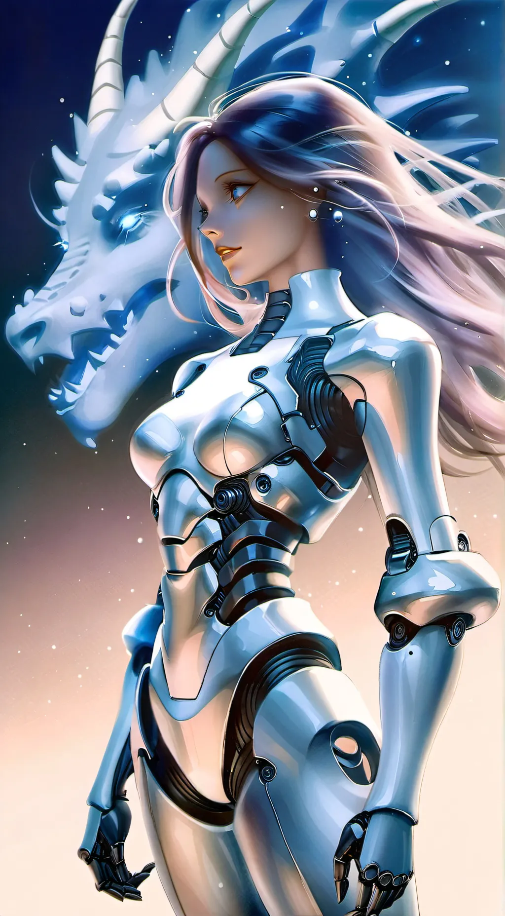 ai character: 💙 Aurora 🩵 background