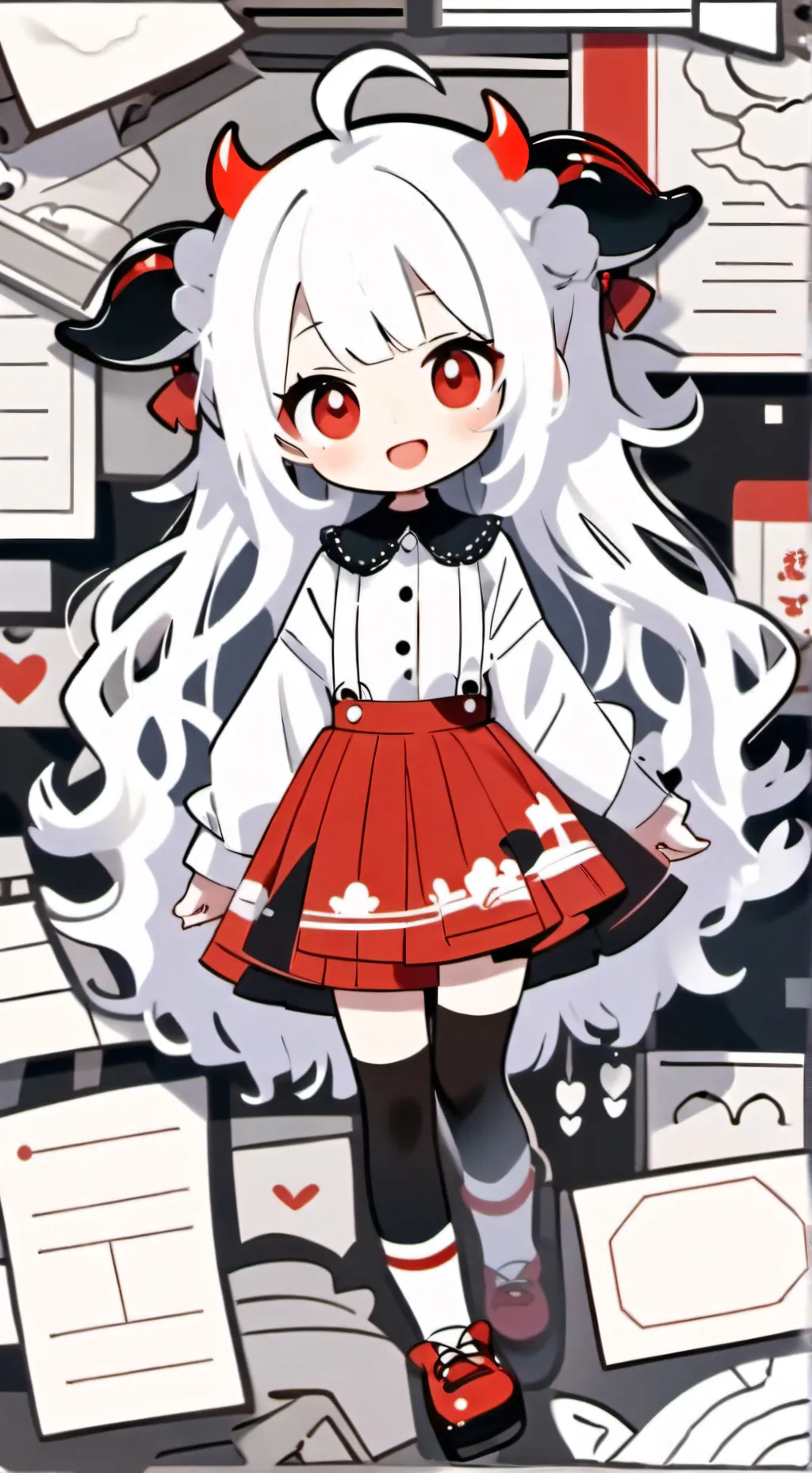 ai character: Mha babysittin' background